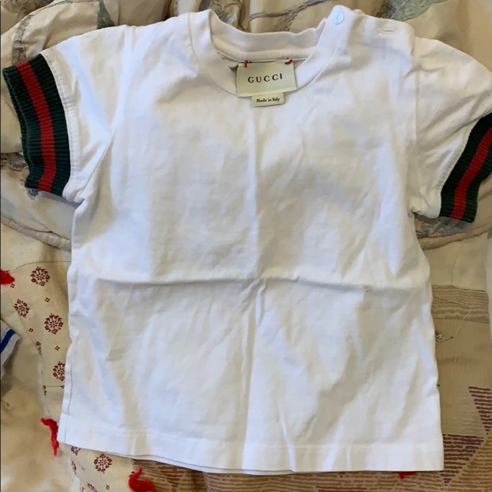 White Gucci TShirt 18/24 Months